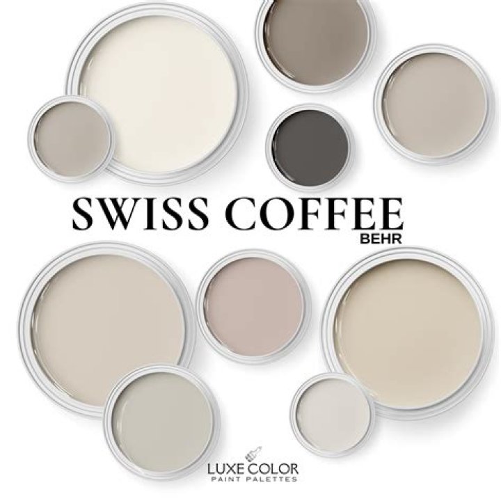 What colors are in Behr Swiss Coffee?