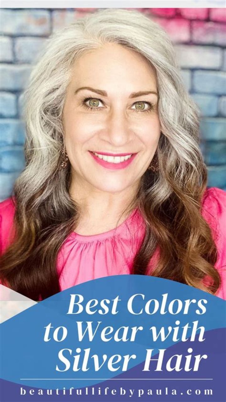 What colors should you wear with silver hair?