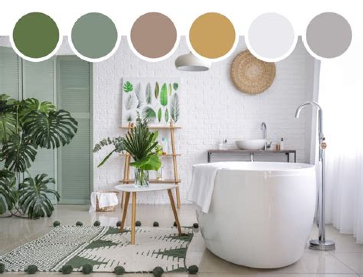 What Colour makes a bathroom feel warm?