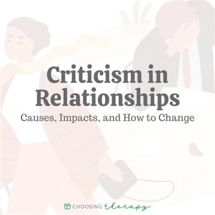 What criticism does to a relationship?