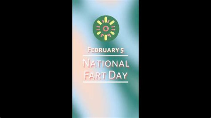 What day is National fart day?