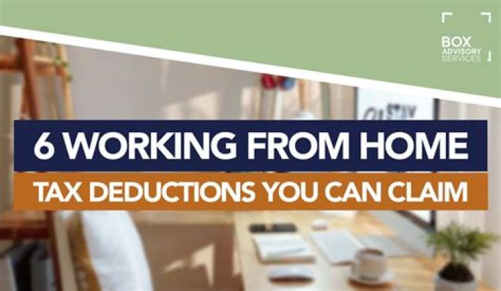 What deductions can I claim working from home?
