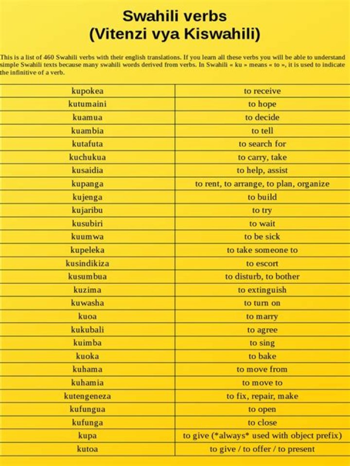 What did ANI say to clay in Swahili?