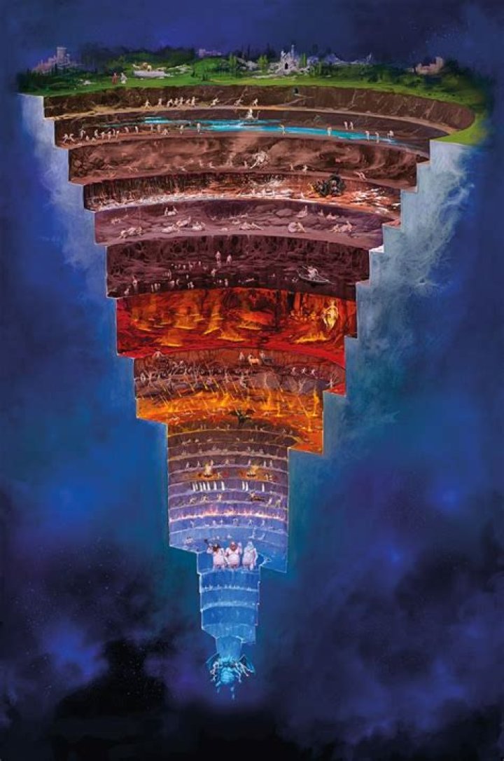 What did Dante do to the water?