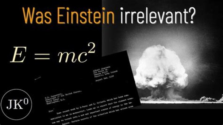 What did Einstein say when he invented the atomic bomb?