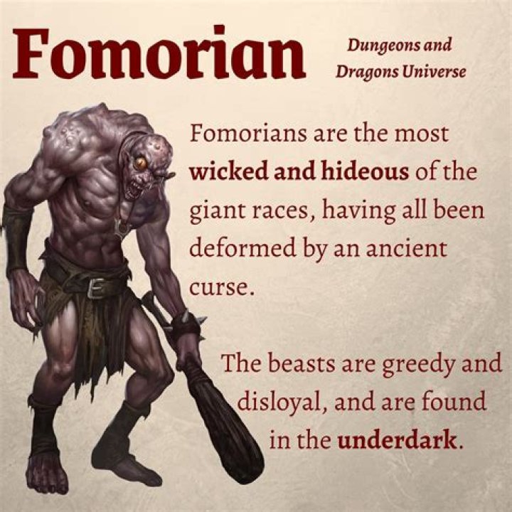 What did fomorians look like?