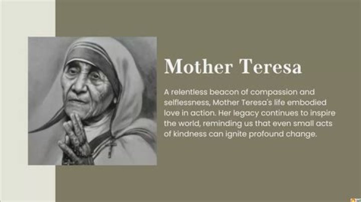 What did Mother Teresa think about dying?