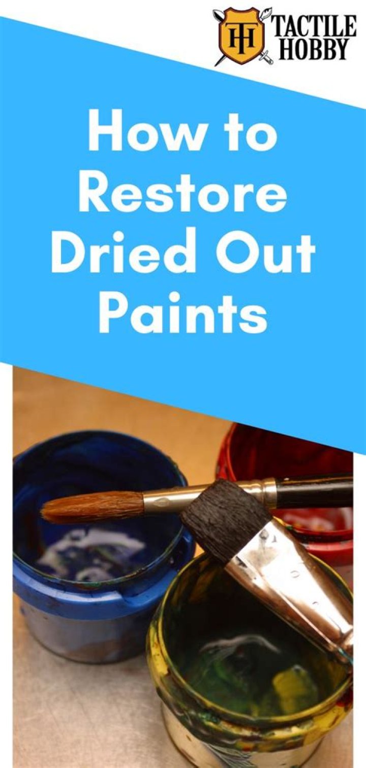 What dissolves dried paint?