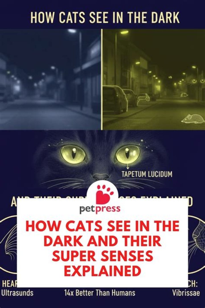 What do cats see in the dark?