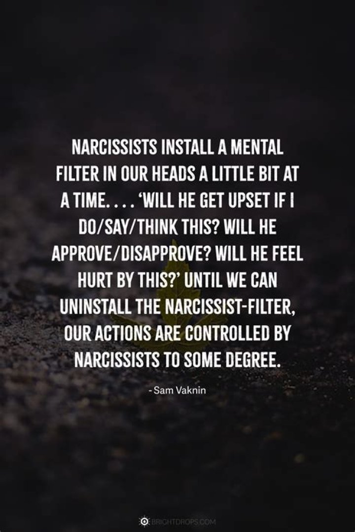 What do narcissists do when they are alone?