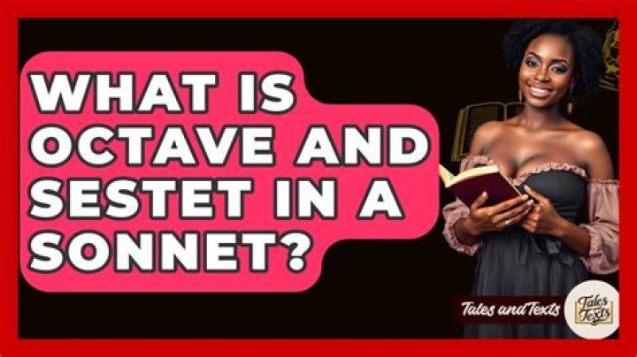 What do octave and sestet mean?