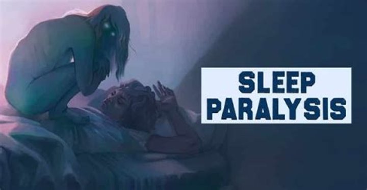 What do people see during sleep paralysis?