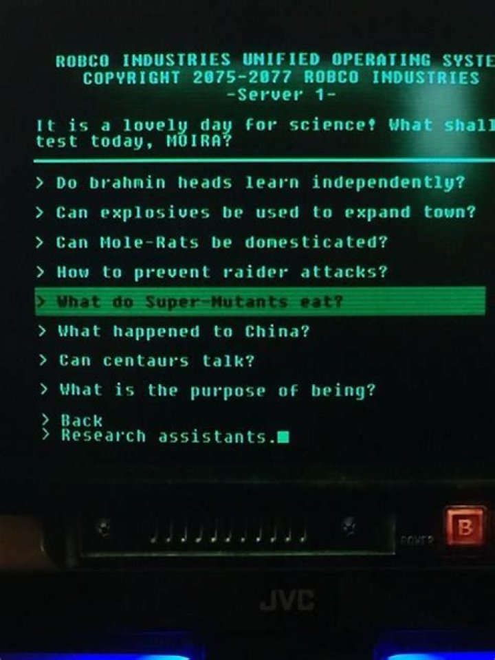 What do super mutants eat?