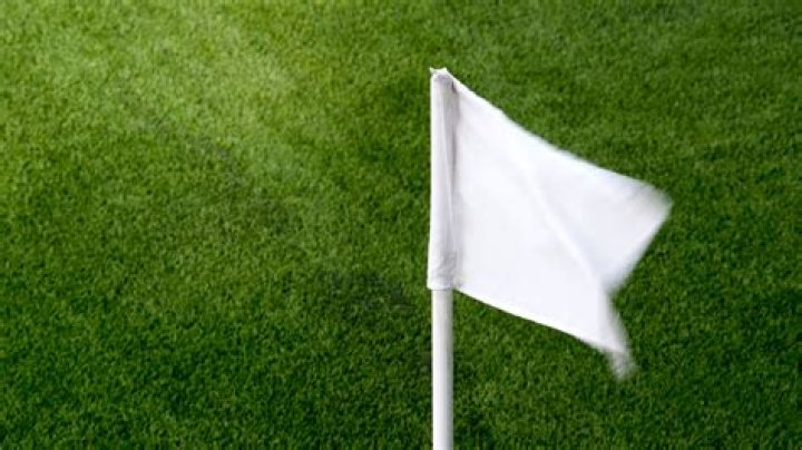 What do white flags in yard mean?