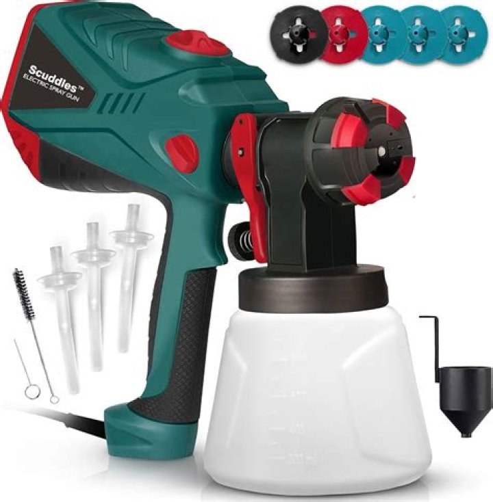 What do you run through a paint sprayer to clean it?