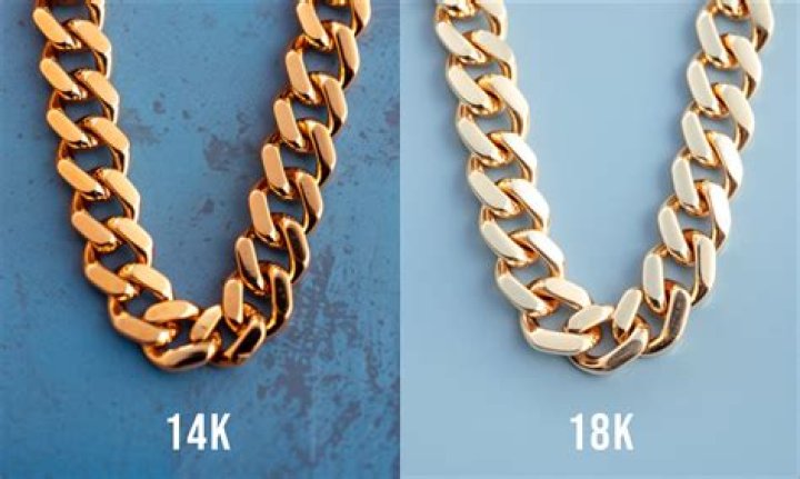 What does 14K mean on a chain?