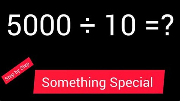 What does 5000 In millions mean?