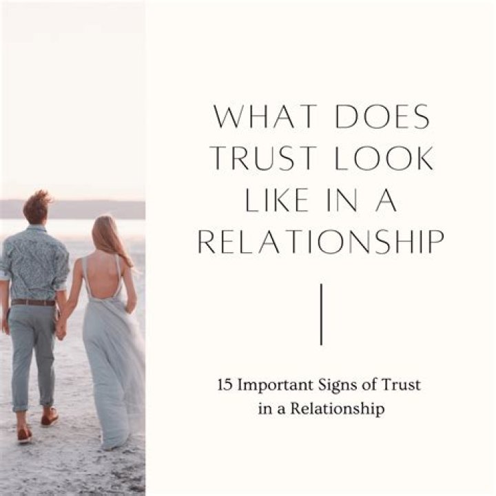 What does a lack of trust look like in a relationship?