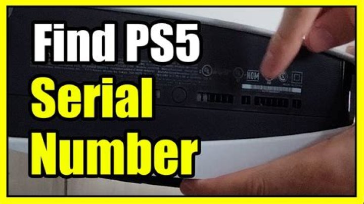 What does a PS5 serial number look like?