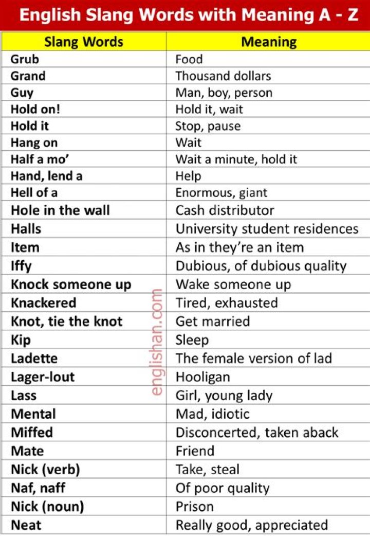 What does beg in slang mean?