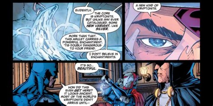 What does blue Kryptonite do to humans?