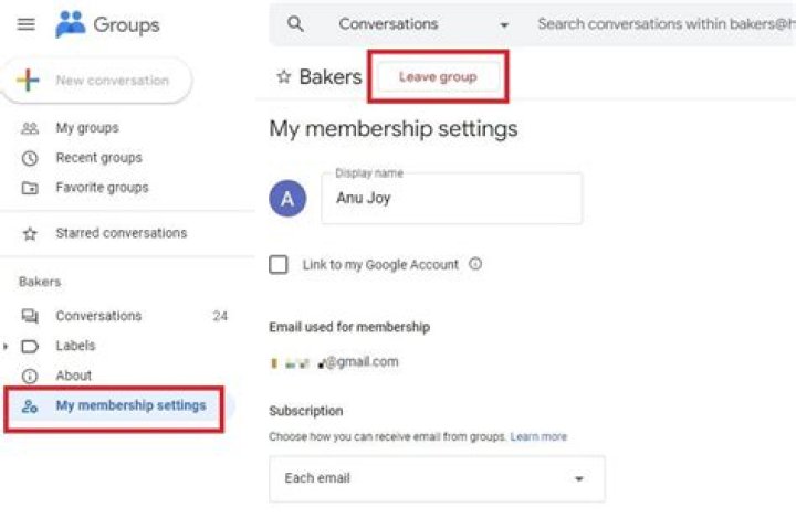 What does bouncing mean in Google Groups?