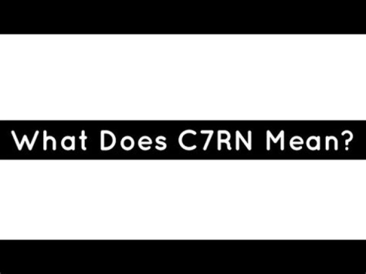What does C7RN mean?