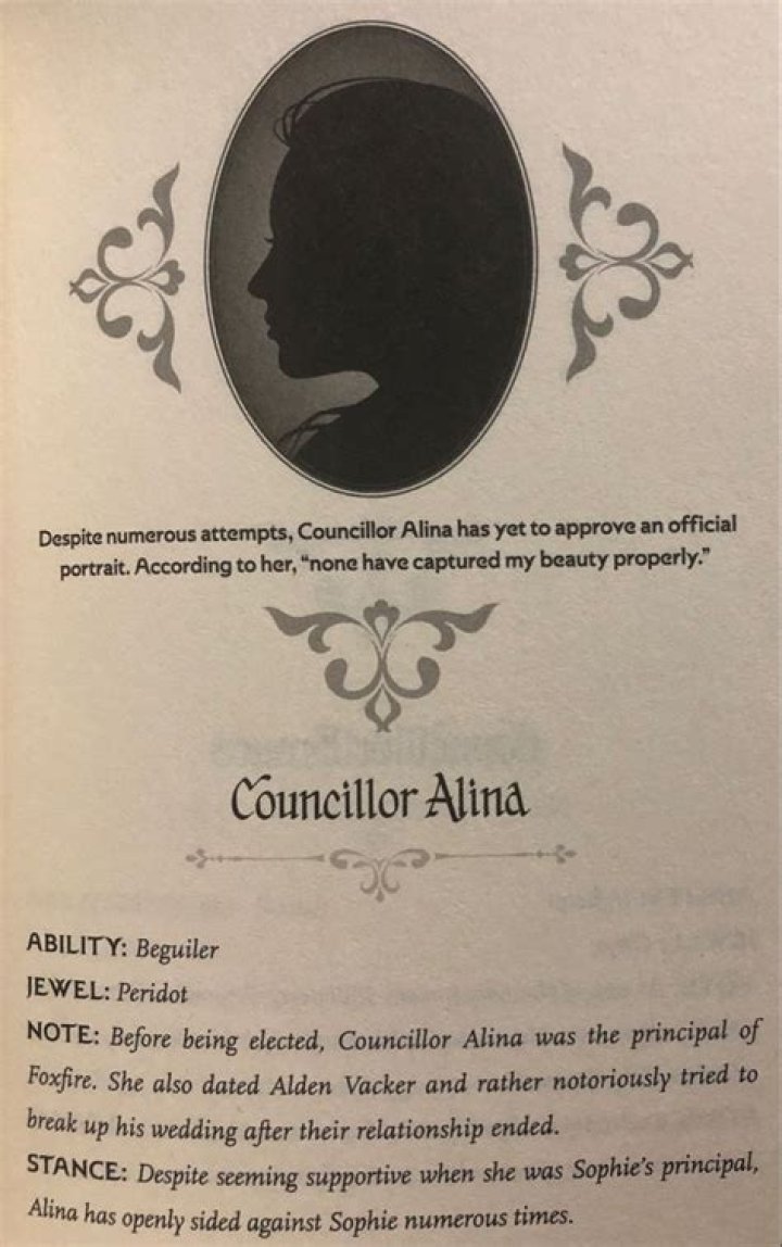What does Councillor Alina look like?