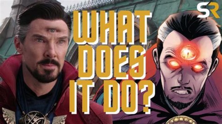 What does Dr. Strange's 3rd eye mean?