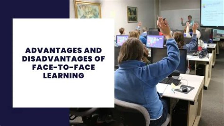 What does face to face learning mean?