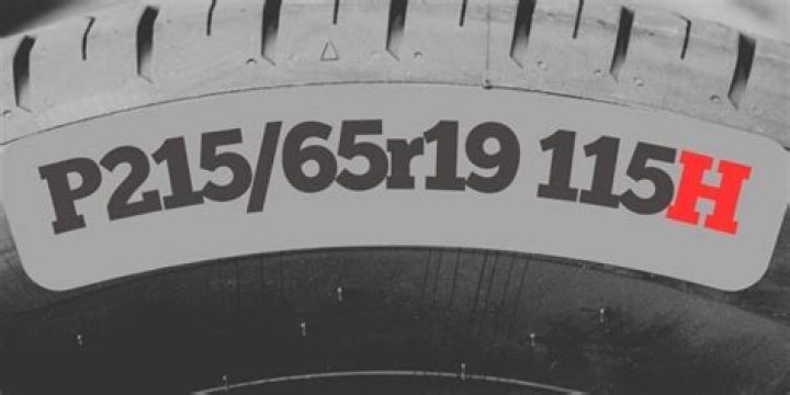 What does H mean on a tire?