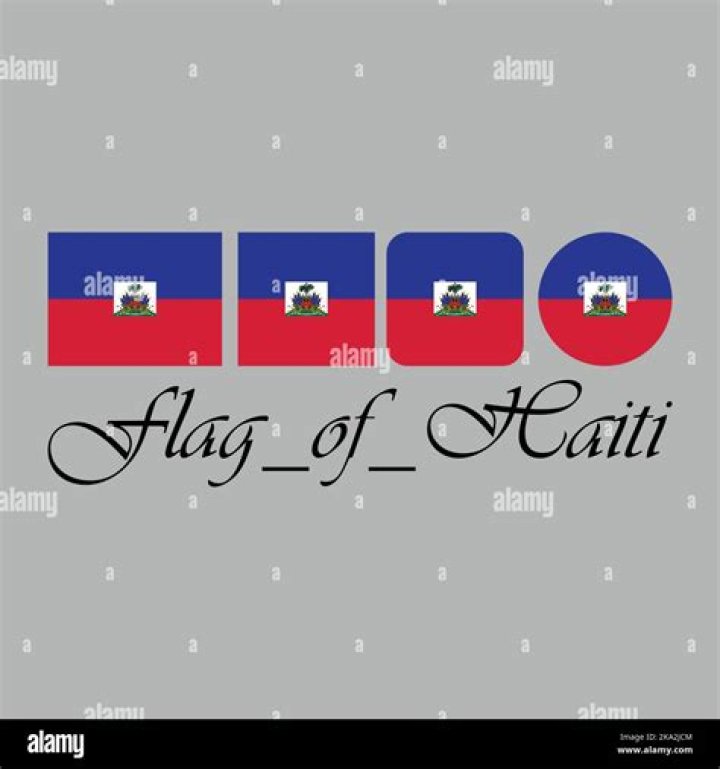 What does Haitian flag say?