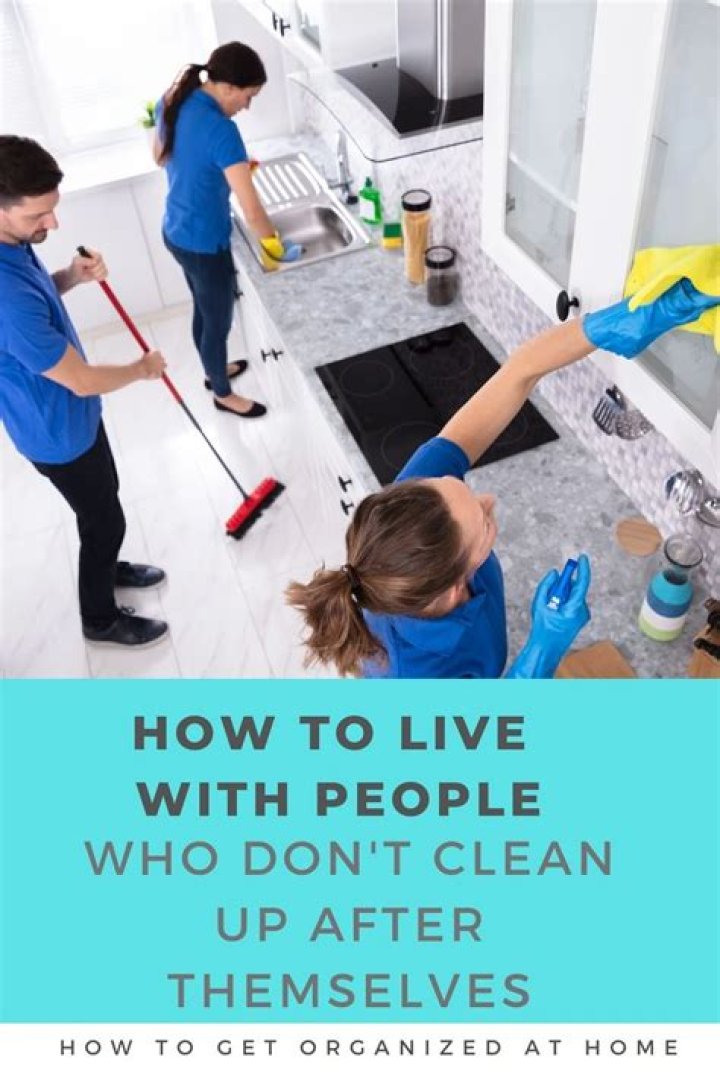 What does it mean to clean up after yourself?