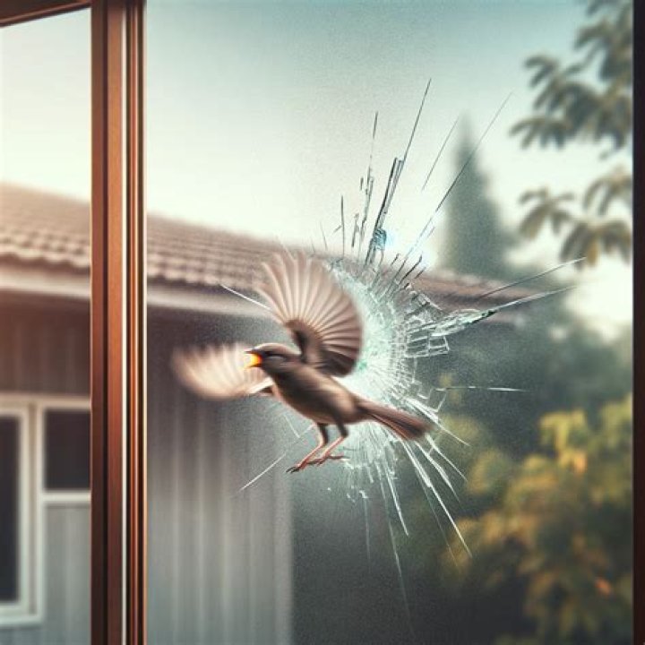 What does it mean when a woodpecker hits your window?