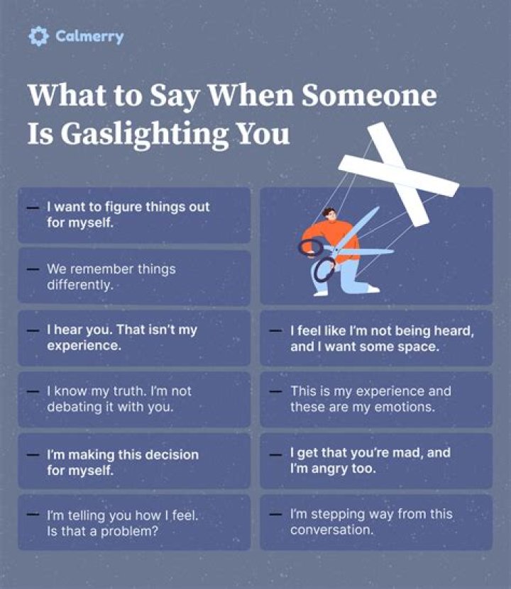 What does it mean when someone is gaslighting in a relationship?
