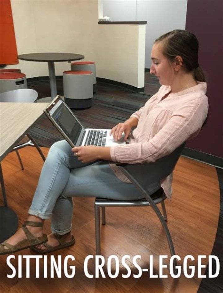 What does it mean when you cross your legs while sitting?