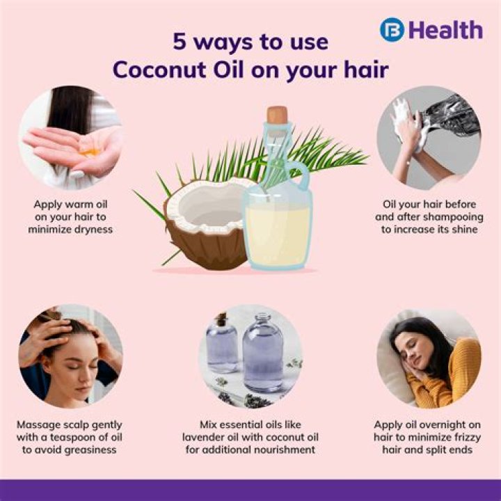 What does lemon and coconut oil do for hair?