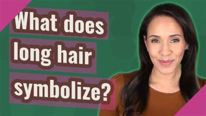What does long black hair symbolize?
