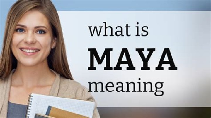 What does Maya mean in Norwegian?