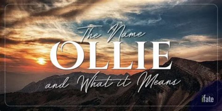What does Ollie name mean?