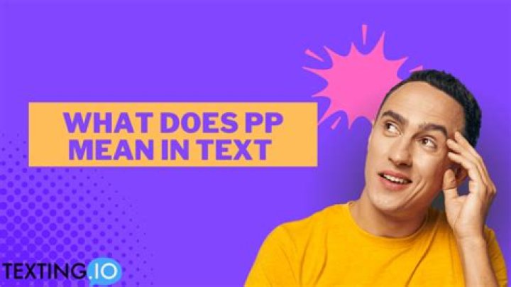 What does pp mean in text?