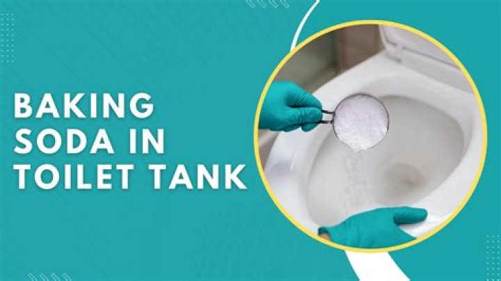 What does putting baking soda in your toilet tank do?