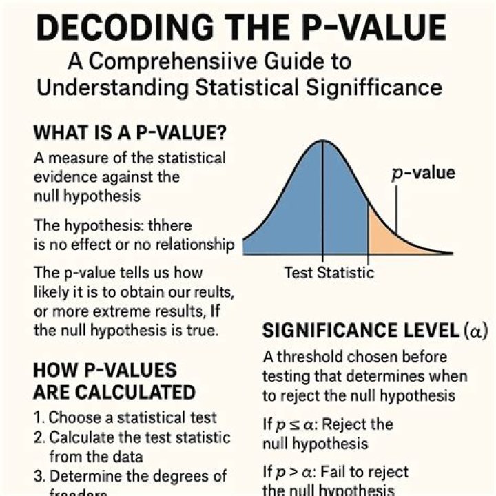 What does R and p-value mean?