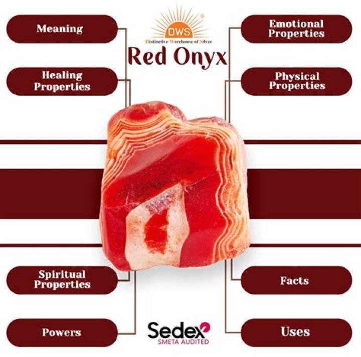 What does red onyx mean?