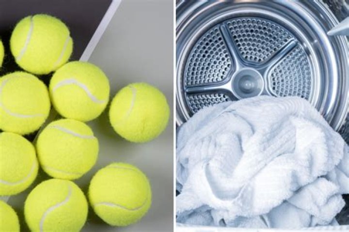 What does tennis balls do in the dryer?