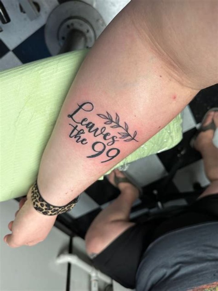 What does the 99 tattoo mean?