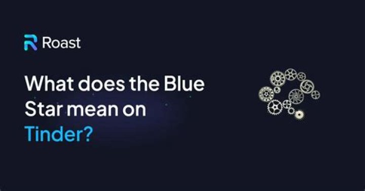 What does the blue star on Tinder mean?