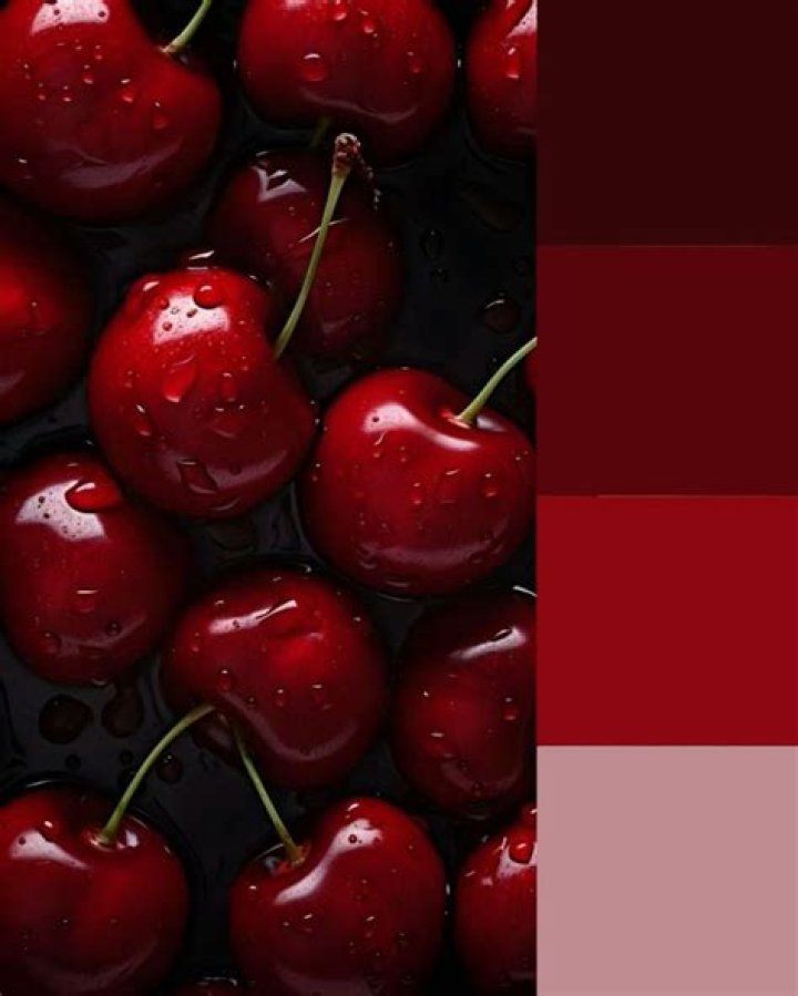 What does the color cherry red look like?