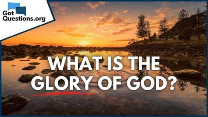 What does the glory of God feel like?