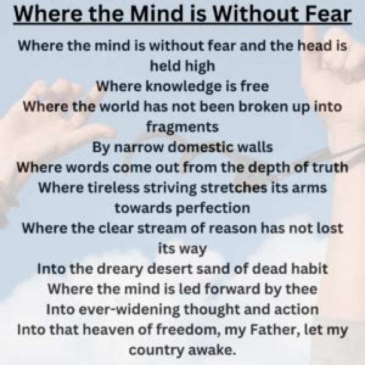 What does the poet mean by the sentence I had no human fears?